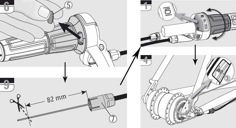 alfine 8 speed hub adjustment