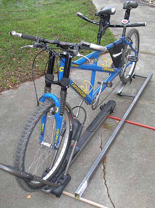 Roof Racks for Mountain Tandems / NO wheel removal...